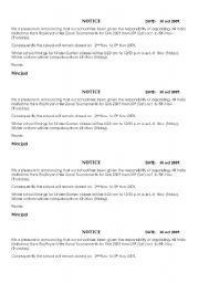 English worksheet: english letter writing