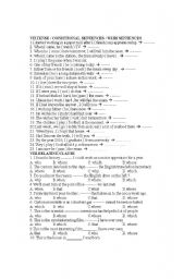 English Worksheet: conditional sentences