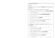 English Worksheet: Indirect questions quiz
