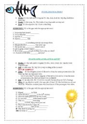 English Worksheet: To die, dead, death and to live, life, lives, live, alive