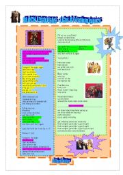 English Worksheet: I got a feeling lyrics ( Black Eyed Peas)