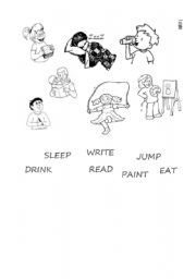 English Worksheet: vebs