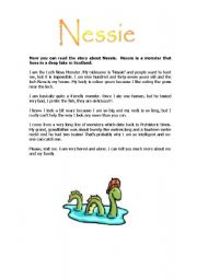 English Worksheet: Nessie