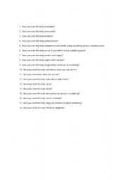 English Worksheet: Emotions