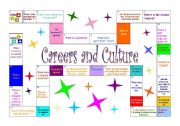 English Worksheet: Careers board game