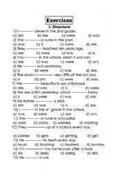 English worksheet: grammar