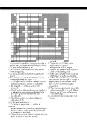 C.V. Crossword Puzzle