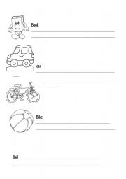 English Worksheet: The toys