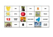 English Worksheet: Domino revision