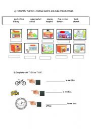 English worksheet: Its one test for child in intermediate