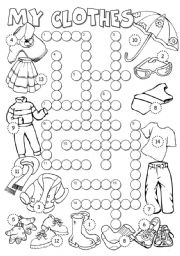 English Worksheet: My Clothes 2