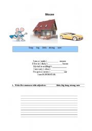 English worksheet: Mouse