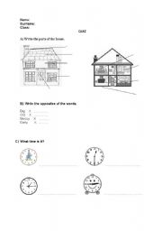 English worksheet: Quz