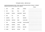 English Worksheet: Computer language