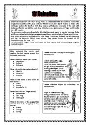 English Worksheet: 101 Dalmatians B/W