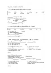 SONG, RIHANNA, RUSSIAN ROULETTE - ESL worksheet by isabel2010