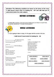 English Worksheet: Present Perfect Class