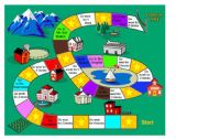 English Worksheet: Board Game for Grocery Shopping and Directions