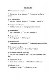 English Worksheet: TENSES