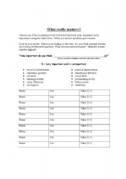 English worksheet: Hes/Shes not my type.