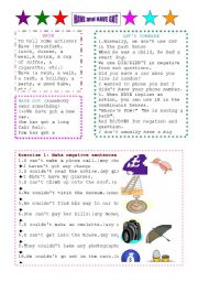 English Worksheet: HAVE and HAVE GOT