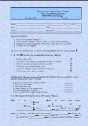 English Worksheet: Listening Comprehension Test - Genetically Modified Foods