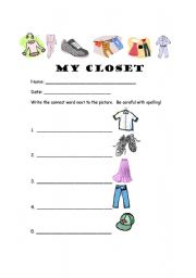 English Worksheet: 