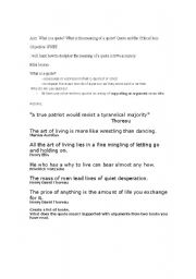 English Worksheet: crtical lens