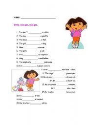 English Worksheet: have / has got