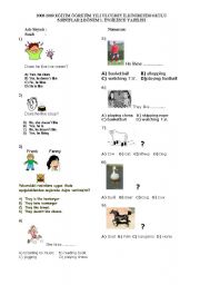 5 th grade 1.term 1 writing exam