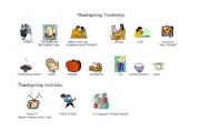 English worksheet: Thanksgiving Vocabulary