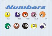 English worksheet: numbers poster