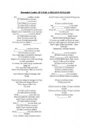 English worksheet: conditional clauses song