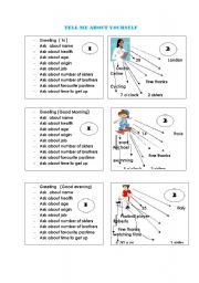 English Worksheet: TELL ME ABOUT YOURSELF