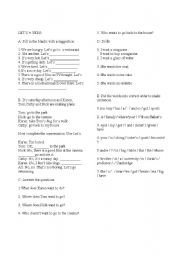 English worksheet: Lets