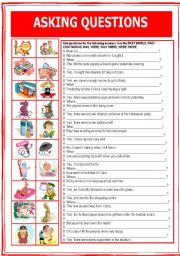 English Worksheet: Asking Questions