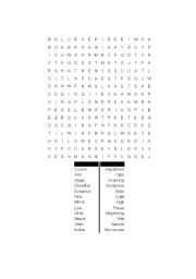 English Worksheet: Introduction to Science Vocabulary Scrabble