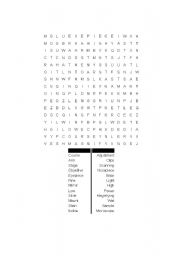 English worksheet: Introduction to Science Vocabulary Scrabble