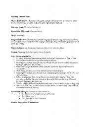 English worksheet: film review writing