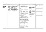 English Worksheet: Present and Progressive