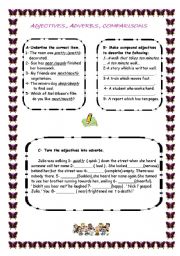 Adjectives- Adverbs -Comparisons