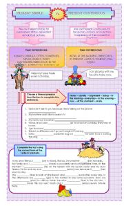 PRESENT SIMPLE VS. PRESENT CONTINUOUS