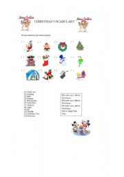 English worksheet: Christmas Activities