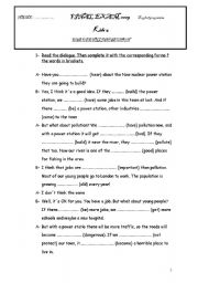 English Worksheet: WRITTEN ACTIVITIES