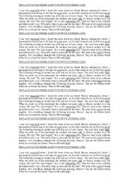 English Worksheet: Extreme Adjrctive