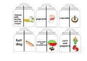 Food Jars - Matching Cards