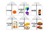 Food Jars - Matching Cards