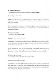 English worksheet: English Idioms 01