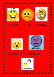 English worksheet: Feelings