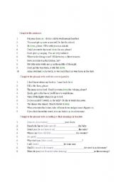 English Worksheet: phrasal verbs activities answer key